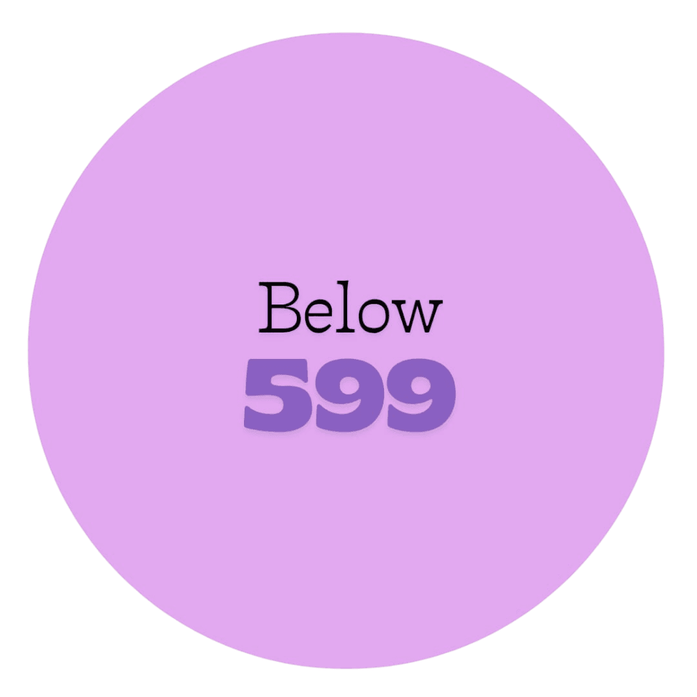 Under ₹599